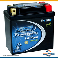 SSB PowerSport Lithium Battery Ultralight for PEUGEOT 125 ELYSEO/150 ELYSTAR